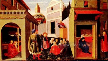 Fra Angelico Painting - Story Of St Nicholas 1 Renaissance Fra Angelico
